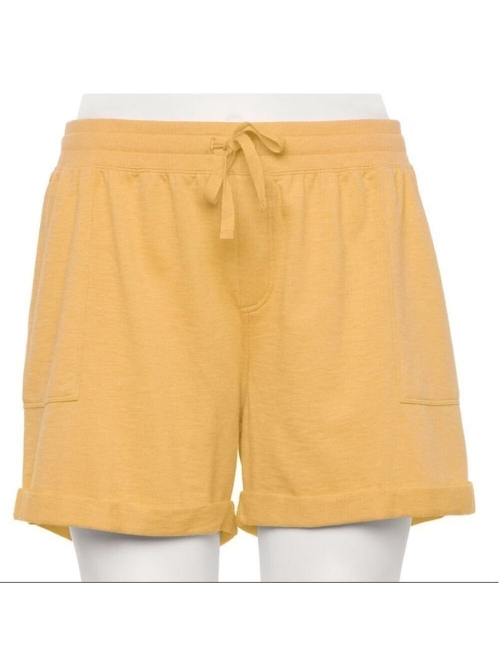 Sonoma 5X Cider Yellow Goods for life midrise knit shorts NWT
